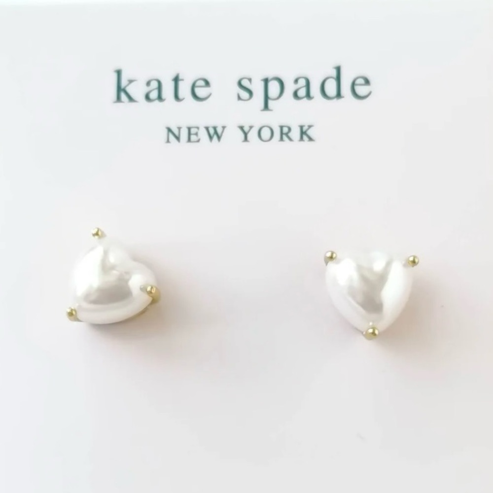 KATE SPADE My Love Heart Stud Earrings - Picture 4 of 6